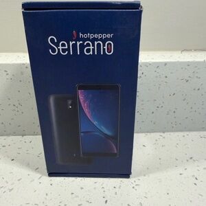 Hotpepper Serrano Smartphone in Black. Brand New Sealed.